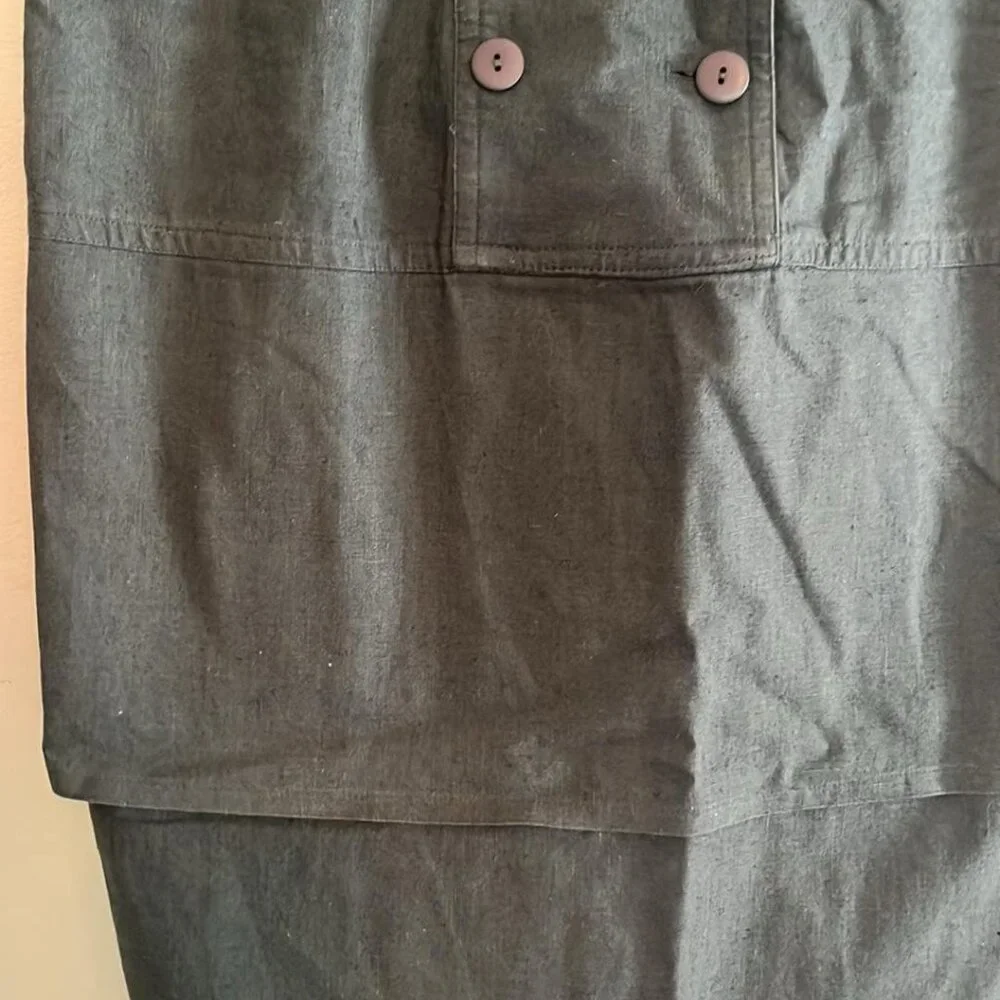 Vintage GiGi by Gillian Linen Blend Lined 80s Dress‎ SZ 6 Lightweight OfficeGirl